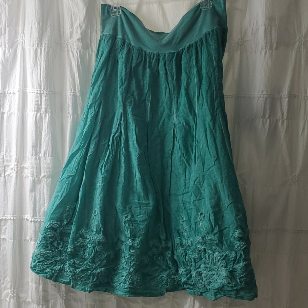 Reba McIntire green skirt plus size